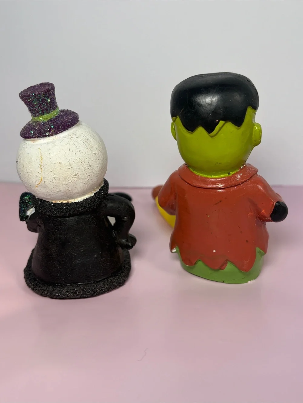 Halloween Bobble Head & Dangly Leg Shelf Sitters Jack Skellington Frankenstein
